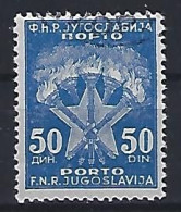 Jugoslavia 1951-52  Portomarken (o) Mi.106 - Timbres-taxe