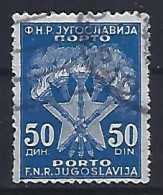 Jugoslavia 1951-52  Portomarken (o) Mi.106 - Segnatasse