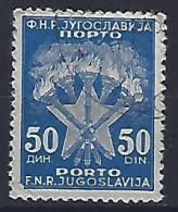 Jugoslavia 1951-52  Portomarken (o) Mi.106 - Impuestos