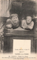 FRANCE - Vannes - Vannes Et Sa Femme - Très Vieilles Figures Sculptées Sur Une Maison - Carte Postale Ancienne - Vannes