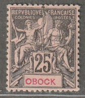 OBOCK - N°39 * (1892) 25c Noir Sur Rose - Neufs