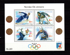 Norway 1991 Olympic Games Lillehammer S/s MNH - Inverno1994: Lillehammer