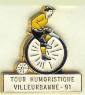 @@ Vélo Cycle Cyclisme Tour Humoristique De VILLEURBANNE 1991 Rhône Région Rhône-Alpes (2.5x2.4) @@ve132 - Cycling