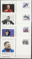 Norway 1992 Olympic Games Lillehammer 4 Commemorative Postcards - Inverno1994: Lillehammer