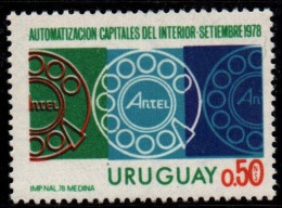 1978 Uruguay Telephone Dials Automation Of Telephone Service #1011 ** MNH - Uruguay