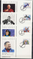 Norway 1994 Olympic Games Lillehammer 4 Commemorative Postcards - Hiver 1994: Lillehammer