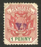 Rustenburg Transvaal 1900. 1d Red And Green. SACC 2*, SG 2*. - Transvaal (1870-1909)