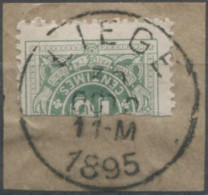 Belgique TAXE - Moitié De Timbre Oblitéré Sur Fragment - (F741) - Timbres