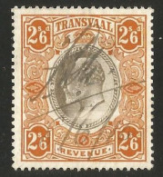 Transvaal 1902. 2/6d Orange And Black. Barefoot 95. Revenue. - Transvaal (1870-1909)