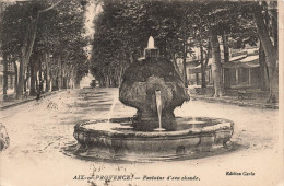 FRANCE - Aix En Provence - Vue Sur Une Fontaine D'eau Chaude - Edition Carle - Carte Postale Ancienne - Aix En Provence