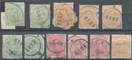 Belgique Lot Cachet De Fortune 1919 Sur Timbres - (F747) - Fortune Cancels (1919)