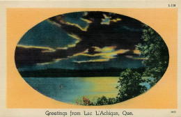 LAC L'ACHIGAN, QUÉBEC - GREETINGS FROM LAC L'ACHIGAN - COLOURPICTURE PUBLICATION - - Sonstige & Ohne Zuordnung