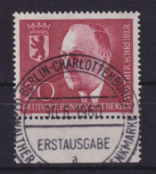 Berlin 1960 W. Schreiber Mi.-Nr. 192 Unterrandstück Mit ET-So.-O Und Gummierung - Used Stamps