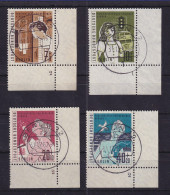 Berlin 1960 Ferienplätze Mi.-Nr. 193-196 Eckrandstücke Mit Formnummern O BERLIN - Used Stamps