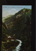 DR: Ansichtskarte Vom Bodetal I. Harz, Königsruhe U. Hexentanzplatz Vom 31.7.1916, 5 Pf. Germania Knr: 85 - Thale