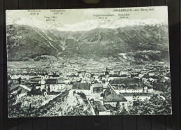 Österreich: Innsbruck Vom Berg Isel Vom 17.7.1914 Mit 5 Pfg  Knr: 178 - Innsbruck