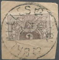 Belgique TAXE - Moitié De Timbre Oblitéré Sur Fragment - (F755) - Briefmarken