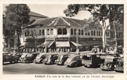 Saïgon * Un Coin De La Rue Catinat , Vu Du Théâtre Municipal * Automobiles Anciennes * Saigon Vietnam Tonkin - Viêt-Nam