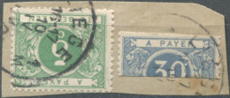 Belgique TAXE - Moitié De Timbre Oblitéré Sur Fragment - (F761) - Postzegels