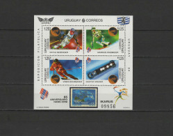 Uruguay 1994 Olympic Games Lillehammer S/s MNH - Hiver 1994: Lillehammer