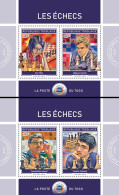 TOGO 2018 MNH  Chess (I)  Michel Code:  9214-9217 / Bl.1647-1648. Yvert&Tellier Code: 1455-1456 - Togo (1960-...)