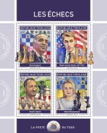 TOGO 2018 MNH  Chess (II)  Michel Code: 9210-9213. Yvert&Tellier Code: 6476-6479 - Togo (1960-...)