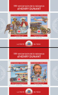 TOGO 2018 MNH  Henry Dunant (II)  Michel Code: 9218-9221 / Bl.1649-1650. Yvert&Tellier Code: 1461-1462 - Togo (1960-...)