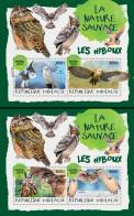 TOGO 2018 MNH  Owls (I)  Michel Code: 9158-9161 / Bl.1619-1620. Yvert&Tellier Code: 1467-1468 - Togo (1960-...)