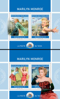 TOGO 2018 MNH  Marilyn Monroe(II)  Michel Code:9254-9257 / Bl.1667-1668. Yvert&Tellier Code: 1485-1486 - Togo (1960-...)