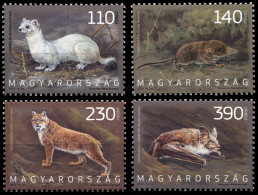 Hungary 2013. Predatory Mammals (MNH OG) Set Of 4 Stamps - Ungebraucht