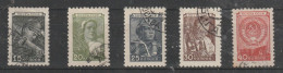 1948 - Serie Courante Mi No1331/1335 - Oblitérés