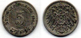 MA 18372  / Allemagne - Deutschland - Germany 5 Pfennig 1890 A TB+ - 5 Pfennig