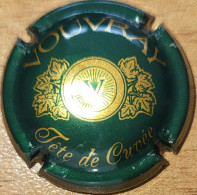 Capsule Crémant De Loire, Cave Des Viticulteurs De VOUVRAY Série Grand V, Tête De Cuvée, Vert & Or Nr 01 - Schaumwein - Sekt