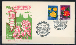 Z38-7 Luxembourg FDC 1er Jour N° 508 + 509 Fleurs  A Saisir !!! - FDC