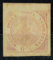 P2968 J - NAPOLI, 1858 SASS. NR. 1, BELLISSIMO ESEMPLARE, CON GOMMA INTEGRA - Naples