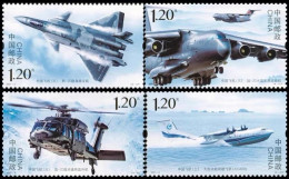 China MNH Stamp,2021-6 Chinese Aircraft,4v - Nuevos