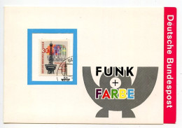 Germany, Berlin 1967 Souvenir Folder - 25th German Radio, Television & Phonograph Exhibition; Scott 9N262 - Storia Postale