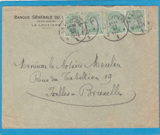 BANQUE GENERALE DU CENTRE,LA LOUVIERE. - 1915-1920 Albert I.