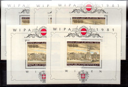 Austria 5 Hojas Bloque Nº Yvert 10 ** - Blocs & Feuillets