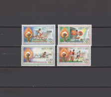 Aitutaki 1992 Olympic Games Barcelona, Football Soccer, Judo Etc. Set Of 4 MNH - Zomer 1992: Barcelona