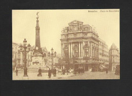 BRUSSEL/ BRUXELLES - BROUCKEREPLAATS / PLACE DE BROUCKERE - KAART UITGAVE PERRETTE  (2841) - Lanen, Boulevards