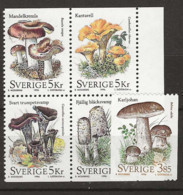 1996 MNH Sweden,Michel 1950-54, Postfris** - Ongebruikt