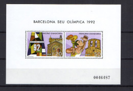 Andorra Spanish 1987 Olympic Games Barcelona S/s MNH - Zomer 1992: Barcelona
