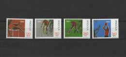 Angola 1992 Olympic Games Barcelona, Cycling, Hockey, Basksetball Etc. Set Of 4 MNH - Zomer 1992: Barcelona