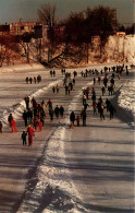 JOLIETTE, QUÉBEC - PATINOIRE SUR LA RIVIÈRE L'ASSOMPTION - CIRCULÉE EN 1986 - LIBRAIRIE RENÉ MARTIN INC - - Sonstige & Ohne Zuordnung