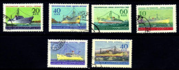 Russia USSR 1959 Passenger Sea Ships History 5v Full Set Used - Oblitérés