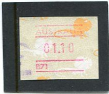 AUSTRALIA - 1989  1.10$  FRAMA  LIZARD   NO POSTCODE  B71  FINE USED - Timbres De Distributeurs [ATM]