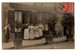 Devanture De Café. Carte Photo Animée - L'Arbresle