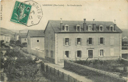 43  , LANGEAC , La Gendarmerie ( Cachet Ambulant Clermont/Nimes ) , *  459 76 - Langeac