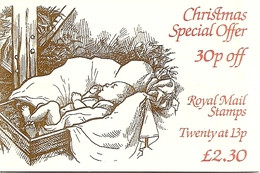 GREAT BRITAIN, FOLDED BOOKLET, 1984, FX 7, Christmas - Libretti